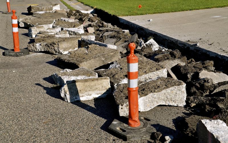 Concrete Curb Removal detail